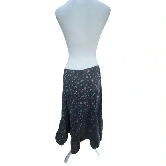 Vintage Kayo of California Floral Tiered Midi Skirt – Handkerchief Hem - Picture 3 of 9